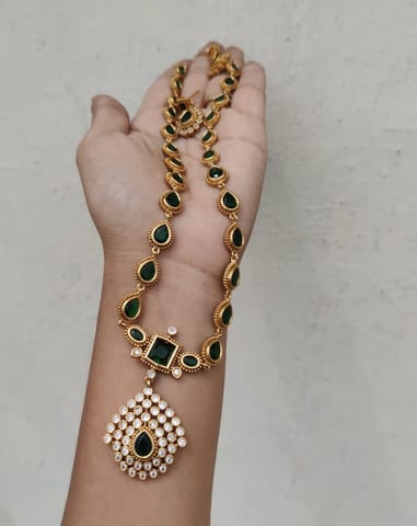 Cz green Victorian set