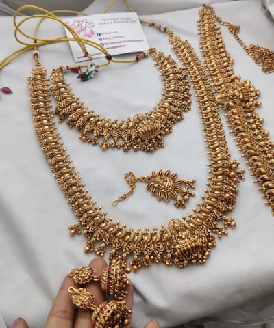 Lakshmi semi bridal set golden