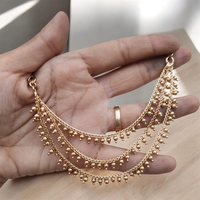 Golden Mattel Earchain