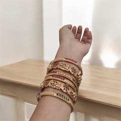 Temple bangles set