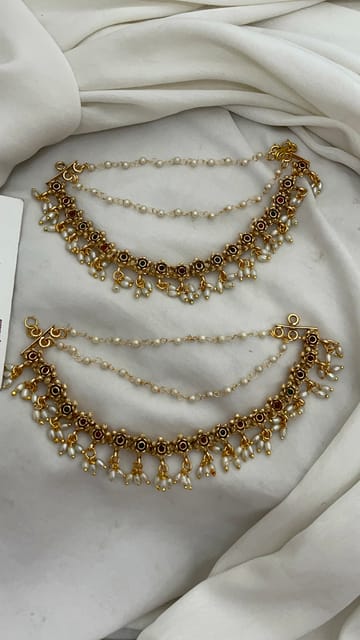 Flower model Pearl one beads with matte