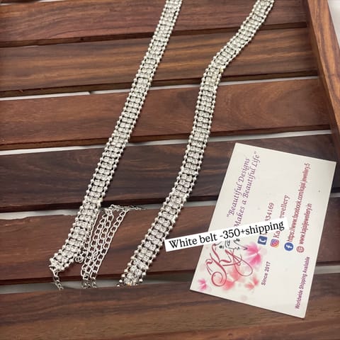 White stone hip belt 3