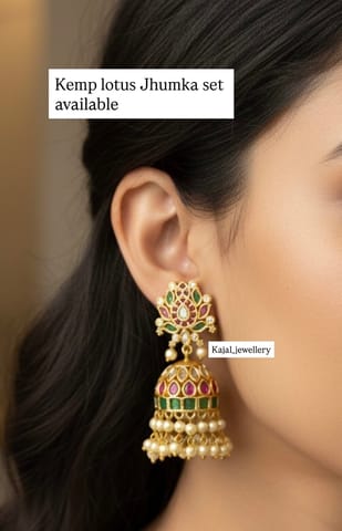 Lotus kemp Jhumka 2