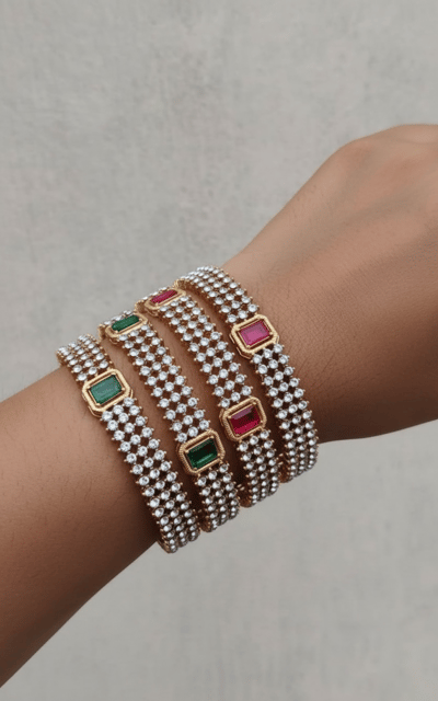 Stone bangles set